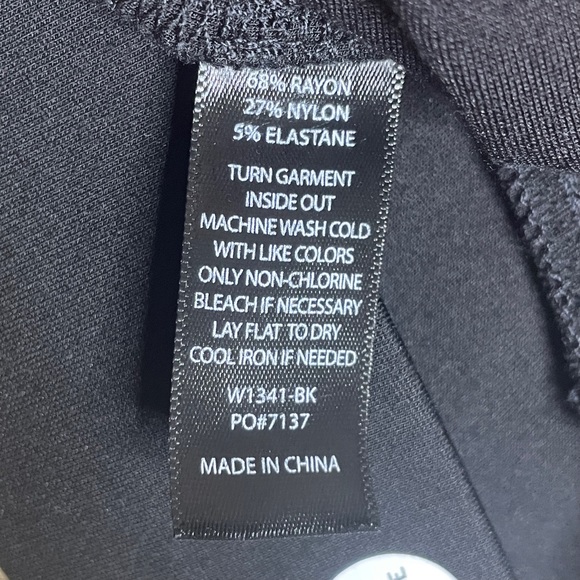 BETABRAND Dress Pant Yoga Pants Bootcut 6 Button Style Black Women's Petite S - Picture 7 of 9